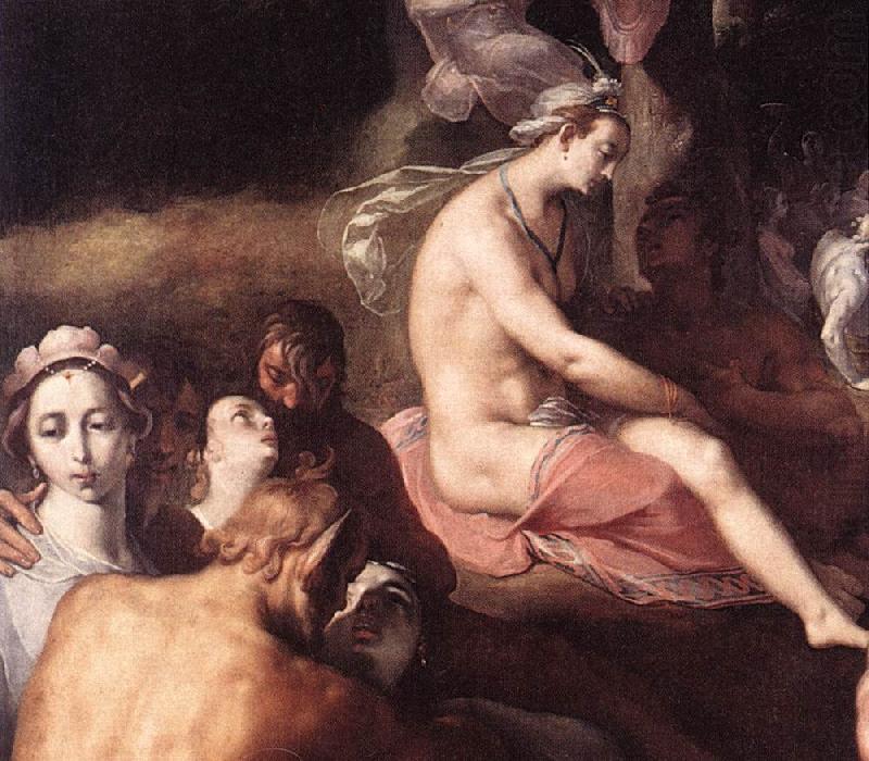 The Wedding of Peleus and Thetis (detail) fdg, CORNELIS VAN HAARLEM